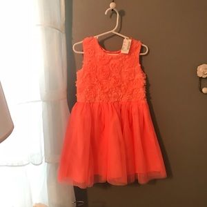Neon Orange Children’s Place Dress
